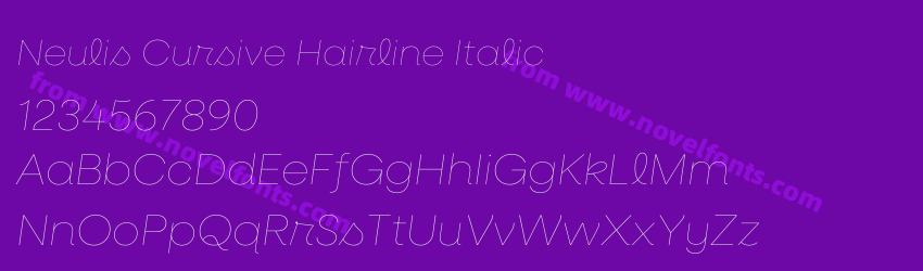 Neulis Cursive Hairline ItalicPreview Neulis Cursive Hairline ItalicPreview