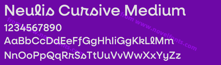 Neulis Cursive MediumPreview Neulis Cursive MediumPreview