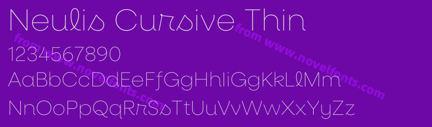 Neulis Cursive ThinPreview Neulis Cursive ThinPreview