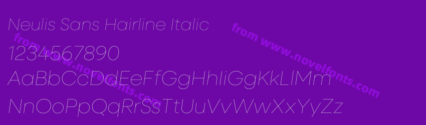 Neulis Sans Hairline ItalicPreview Neulis Sans Hairline ItalicPreview