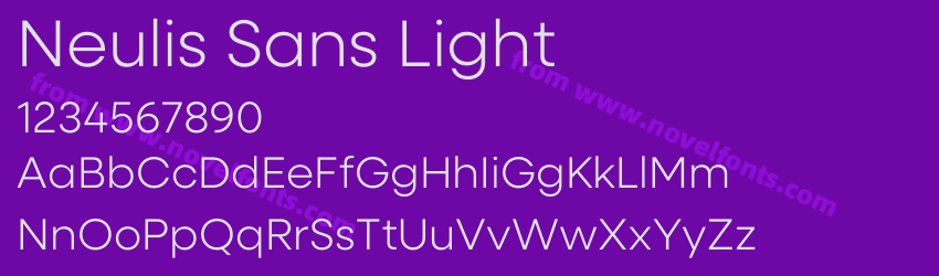 Neulis Sans LightPreview Neulis Sans LightPreview