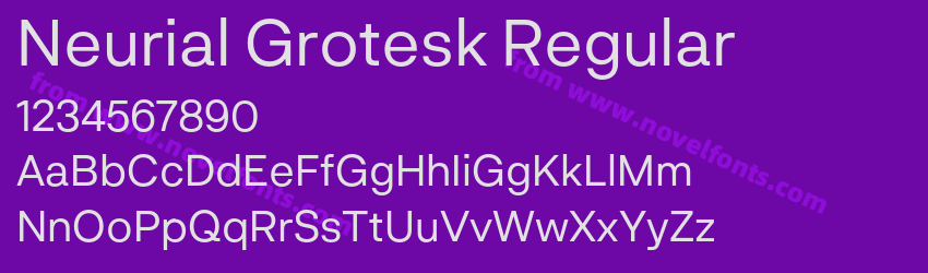 Neurial Grotesk RegularPreview Neurial Grotesk RegularPreview