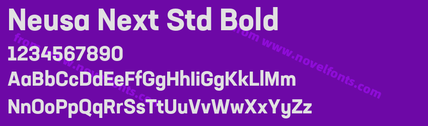 Neusa Next Std BoldPreview Neusa Next Std BoldPreview