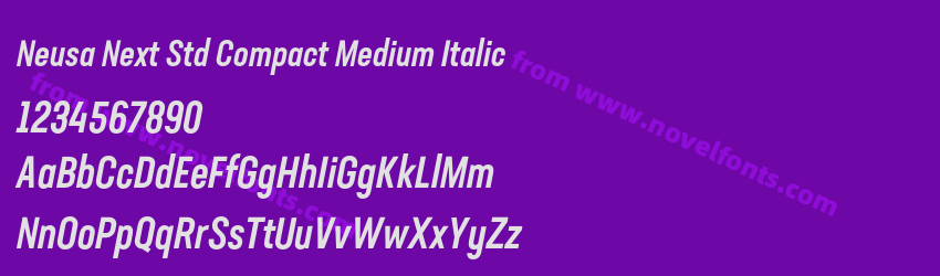 Neusa Next Std Compact Medium ItalicPreview Neusa Next Std Compact Medium ItalicPreview