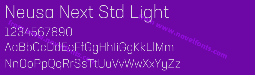 Neusa Next Std LightPreview Neusa Next Std LightPreview
