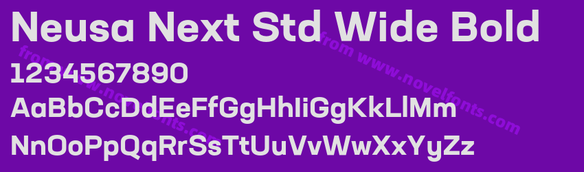 Neusa Next Std Wide BoldPreview Neusa Next Std Wide BoldPreview