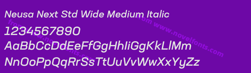 Neusa Next Std Wide Medium ItalicPreview Neusa Next Std Wide Medium ItalicPreview