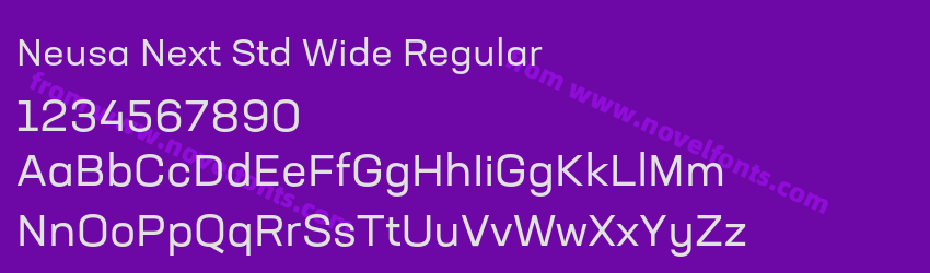 Neusa Next Std Wide RegularPreview Neusa Next Std Wide RegularPreview