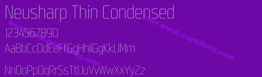 Neusharp Thin CondensedPreview Neusharp Thin CondensedPreview