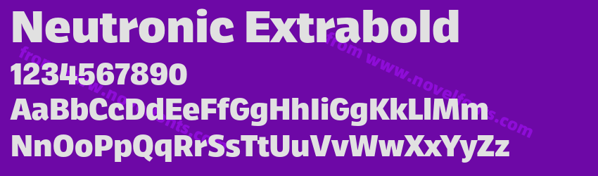 Neutronic ExtraboldPreview Neutronic ExtraboldPreview