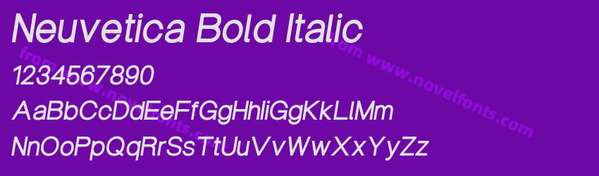 Neuvetica Bold ItalicPreview Neuvetica Bold ItalicPreview
