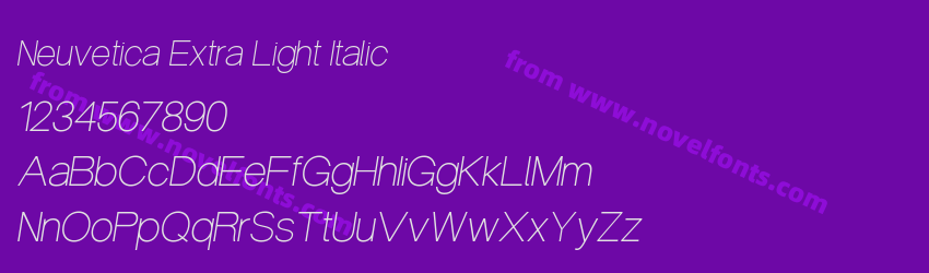 Neuvetica Extra Light ItalicPreview Neuvetica Extra Light ItalicPreview