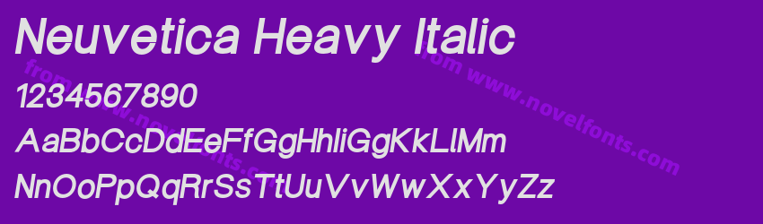 Neuvetica Heavy ItalicPreview Neuvetica Heavy ItalicPreview