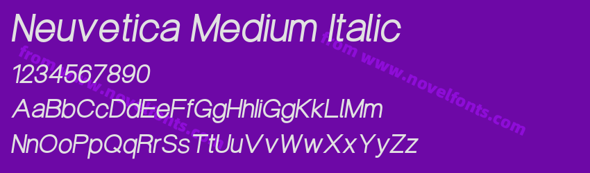 Neuvetica Medium ItalicPreview Neuvetica Medium ItalicPreview