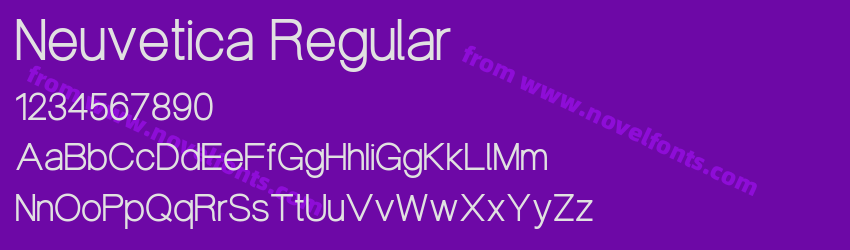 Neuvetica RegularPreview Neuvetica RegularPreview