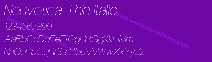 Neuvetica Thin ItalicPreview Neuvetica Thin ItalicPreview