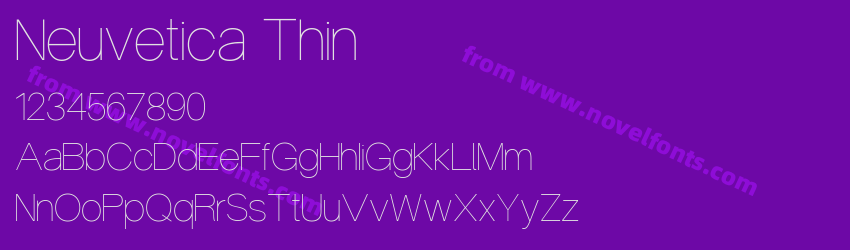 Neuvetica ThinPreview Neuvetica ThinPreview
