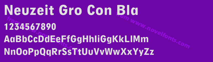 Neuzeit Gro Con BlaPreview Neuzeit Gro Con BlaPreview