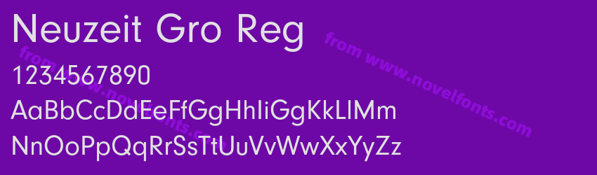 Neuzeit Gro RegPreview Neuzeit Gro RegPreview