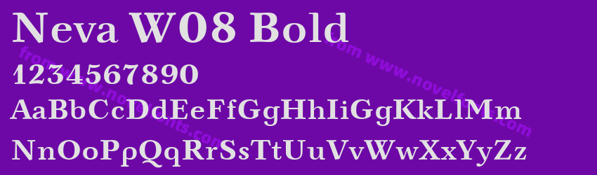 Neva W08 BoldPreview Neva W08 BoldPreview