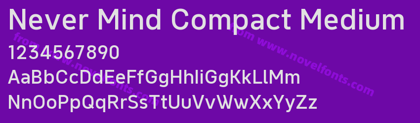 Never Mind Compact MediumPreview Never Mind Compact MediumPreview