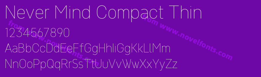 Never Mind Compact ThinPreview Never Mind Compact ThinPreview