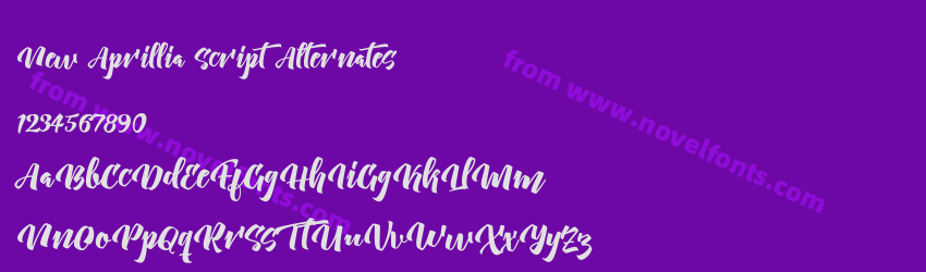 New Aprillia Script AlternatesPreview New Aprillia Script AlternatesPreview