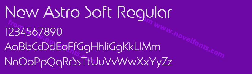 New Astro Soft RegularPreview New Astro Soft RegularPreview