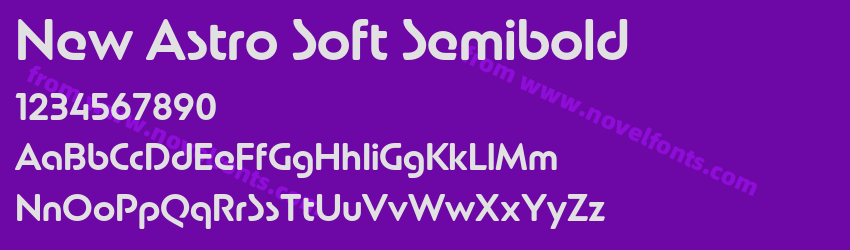 New Astro Soft SemiboldPreview New Astro Soft SemiboldPreview