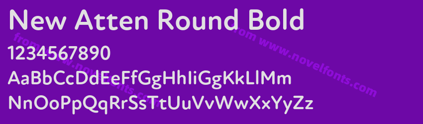 New Atten Round BoldPreview New Atten Round BoldPreview
