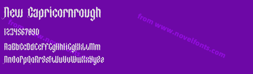 New CapricornroughPreview New CapricornroughPreview