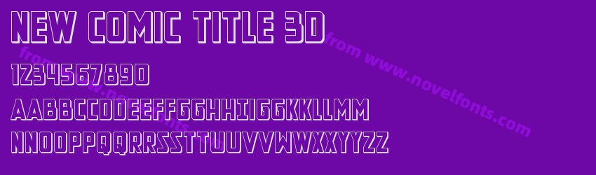 New Comic Title 3DPreview New Comic Title 3DPreview