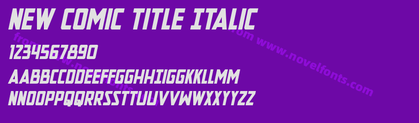 New Comic Title ItalicPreview New Comic Title ItalicPreview
