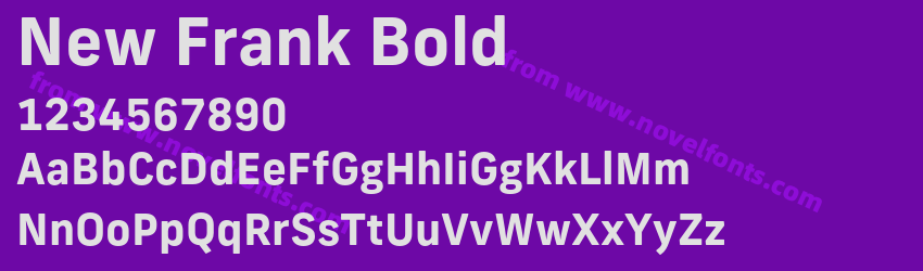 New Frank BoldPreview New Frank BoldPreview