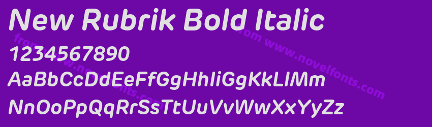 New Rubrik Bold ItalicPreview New Rubrik Bold ItalicPreview