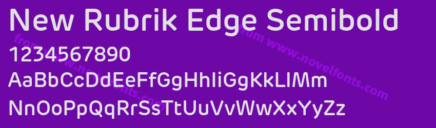 New Rubrik Edge SemiboldPreview New Rubrik Edge SemiboldPreview