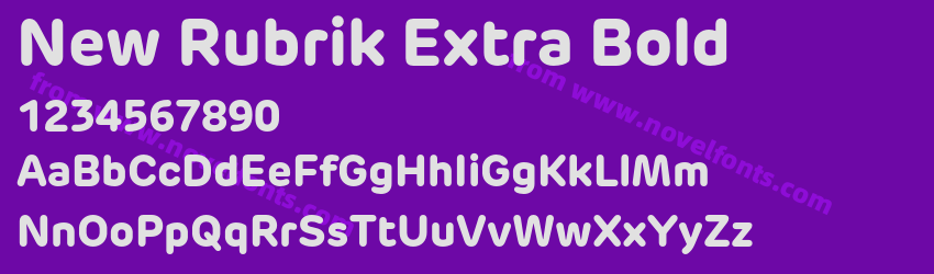 New Rubrik Extra BoldPreview New Rubrik Extra BoldPreview