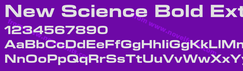 New Science Bold ExtendedPreview New Science Bold ExtendedPreview