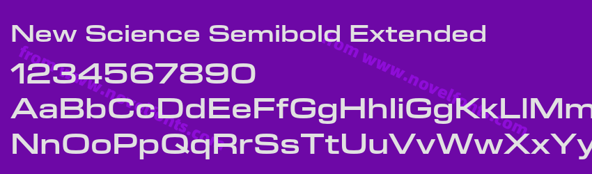 New Science Semibold ExtendedPreview New Science Semibold ExtendedPreview