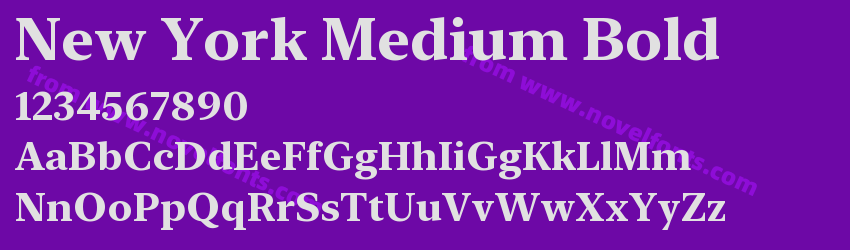 New York Medium BoldPreview New York Medium BoldPreview