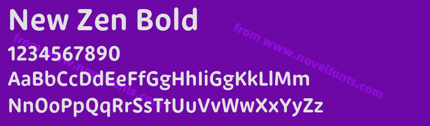 New Zen BoldPreview New Zen BoldPreview