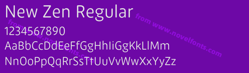 New Zen RegularPreview New Zen RegularPreview