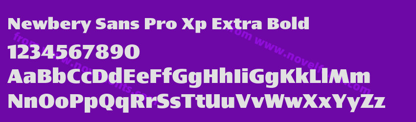 Newbery Sans Pro Xp Extra BoldPreview Newbery Sans Pro Xp Extra BoldPreview