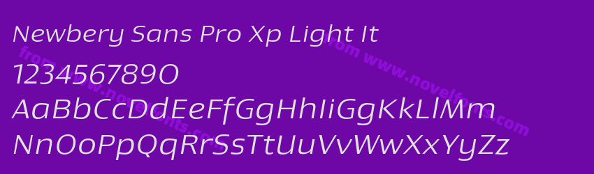 Newbery Sans Pro Xp Light ItPreview Newbery Sans Pro Xp Light ItPreview