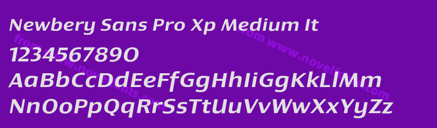 Newbery Sans Pro Xp Medium ItPreview Newbery Sans Pro Xp Medium ItPreview