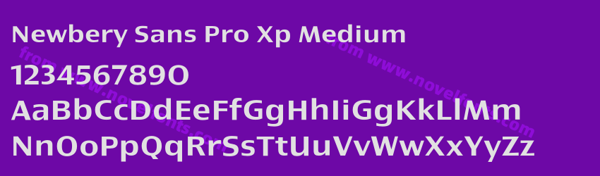 Newbery Sans Pro Xp MediumPreview Newbery Sans Pro Xp MediumPreview