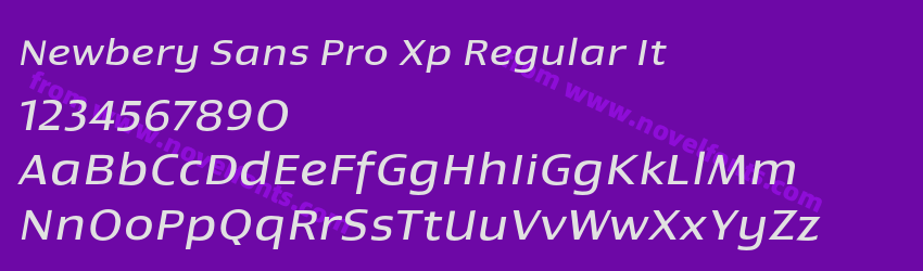 Newbery Sans Pro Xp Regular ItPreview Newbery Sans Pro Xp Regular ItPreview
