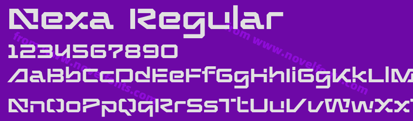 Nexa RegularPreview Nexa RegularPreview