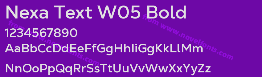Nexa Text W05 BoldPreview Nexa Text W05 BoldPreview