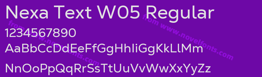 Nexa Text W05 RegularPreview Nexa Text W05 RegularPreview
